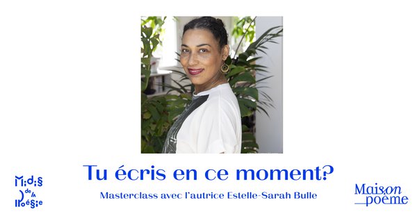 Tu écris en ce moment? Masterclass Estelle-Sarah Bulle 2.jpg